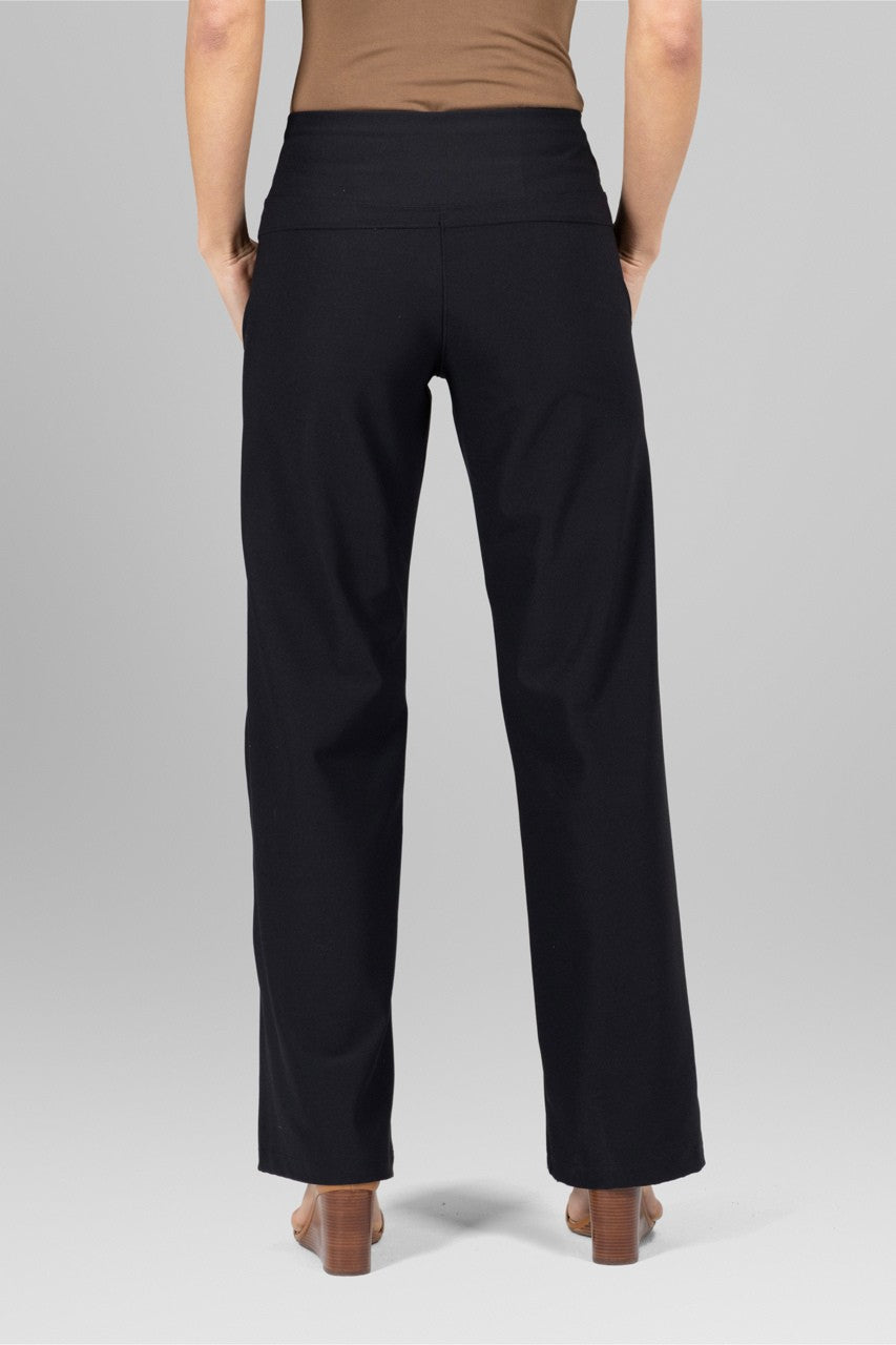 KiraGrace TRAVELER PANT: BLACK TRAVELFLEX