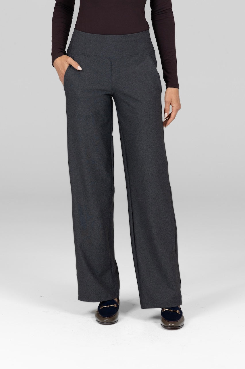 KiraGrace TRAVELER PANT: CHARCOAL GREY