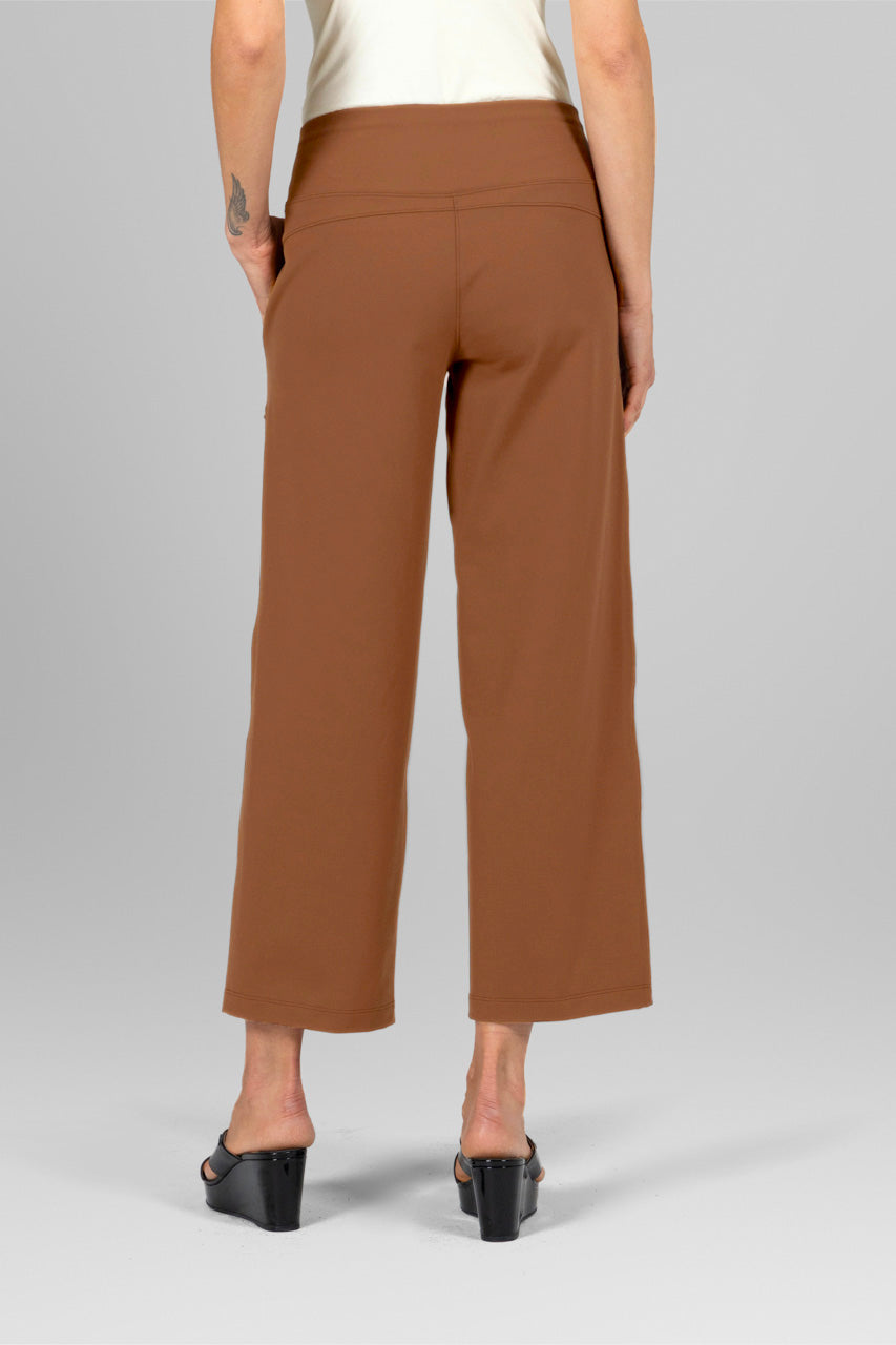 KiraGrace TRAVELER ANKLE PANT: DARK KHAKI