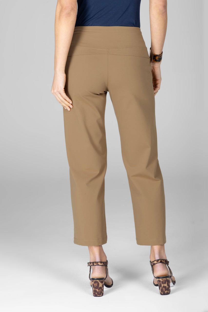 KiraGrace TRAVELER ANKLE PANT: BRITISH KHAKI