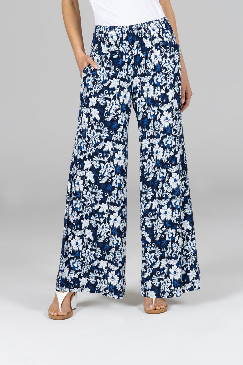 KiraGrace PORTOFINO TRAVEL PANT: LILY IKAT