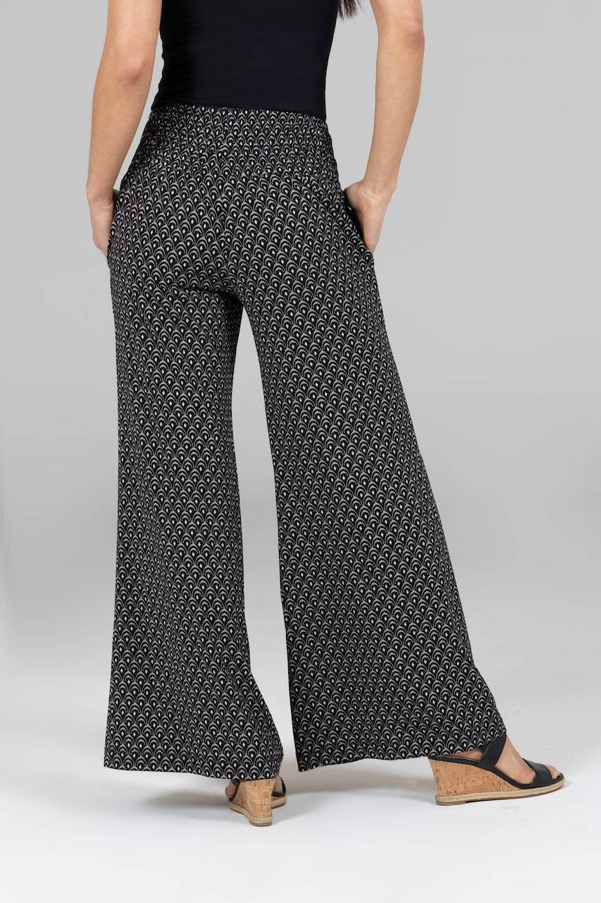 KiraGrace PORTOFINO TRAVEL PANT: WOODBLOCK