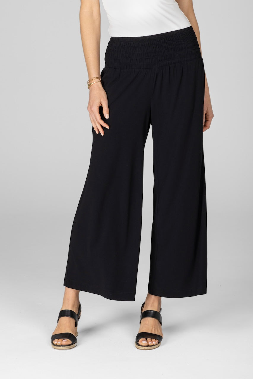 KiraGrace PORTOFINO ANKLE PANT: BLACK