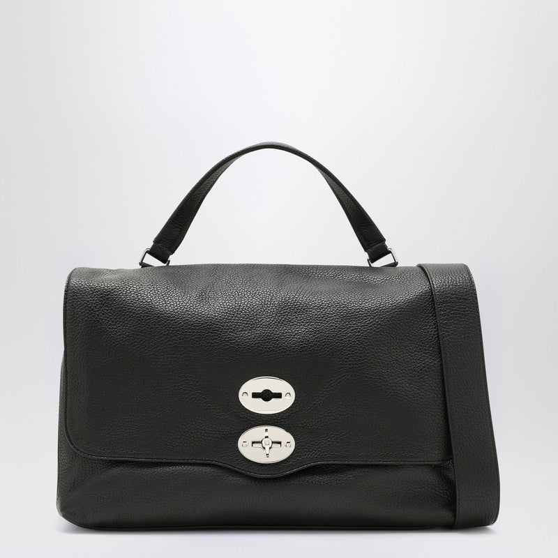 Zanellato Medium Black Postina Bag