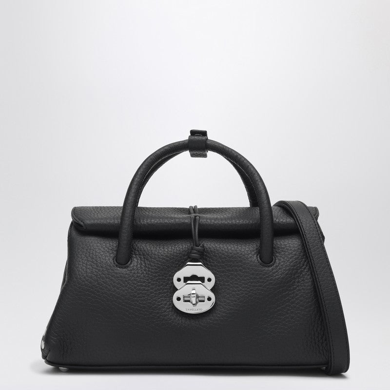 Zanellato Dotta Small Black Leather Bag