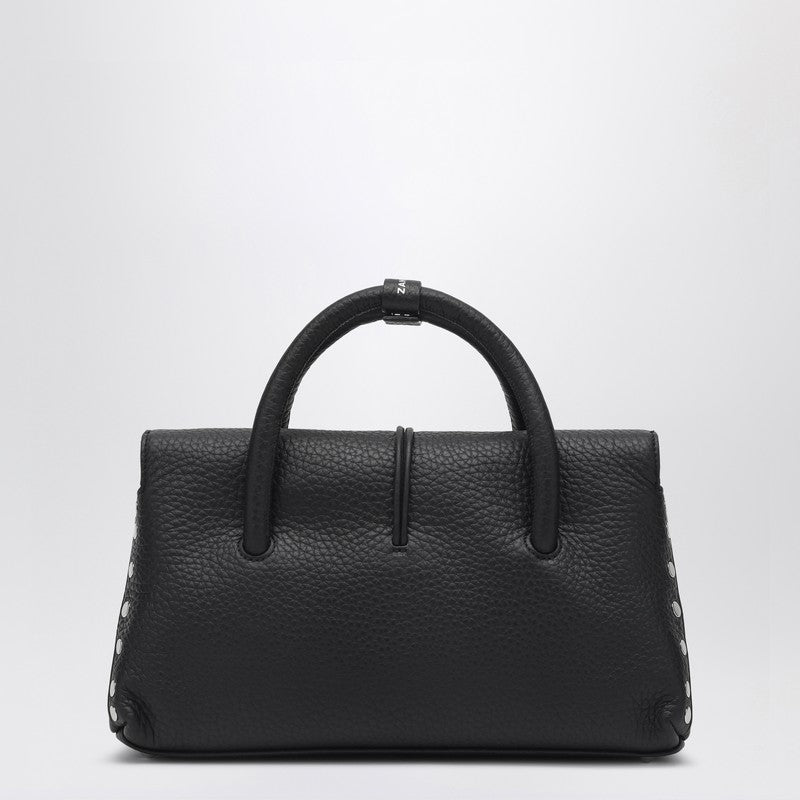 Zanellato Dotta Small Black Leather Bag