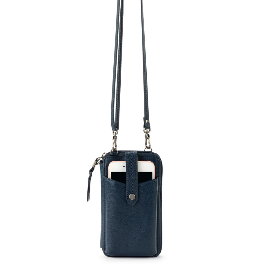The Sak Silverlake Smartphone Wallet - Leather - Indigo