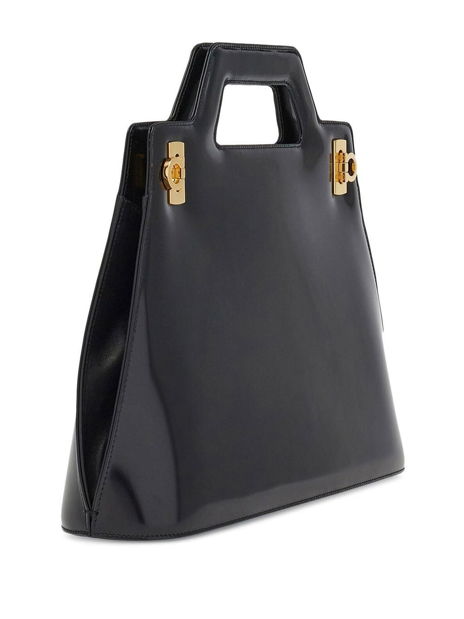 Ferragamo Top-handle Leather Tote Bag
