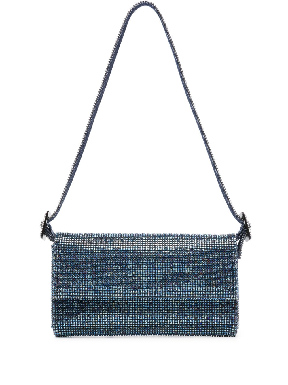 Benedetta Bruzziches Vitty La Mignon Rhinestone-embellished Denim Bag