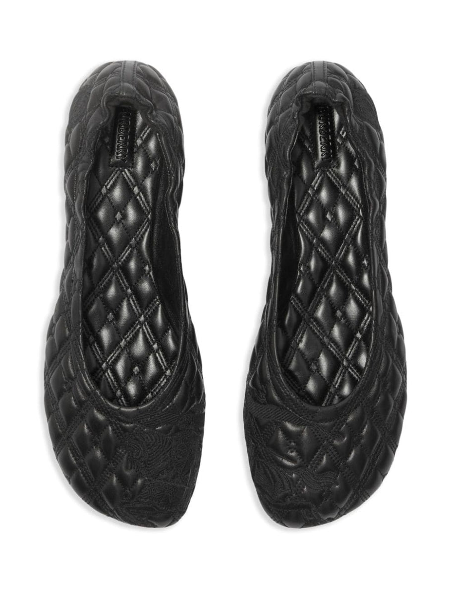 Burberry Leather Sadler Ballet Flats