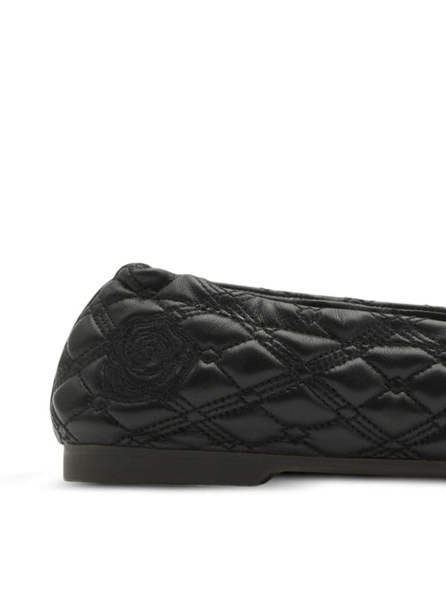 Burberry Leather Sadler Ballet Flats