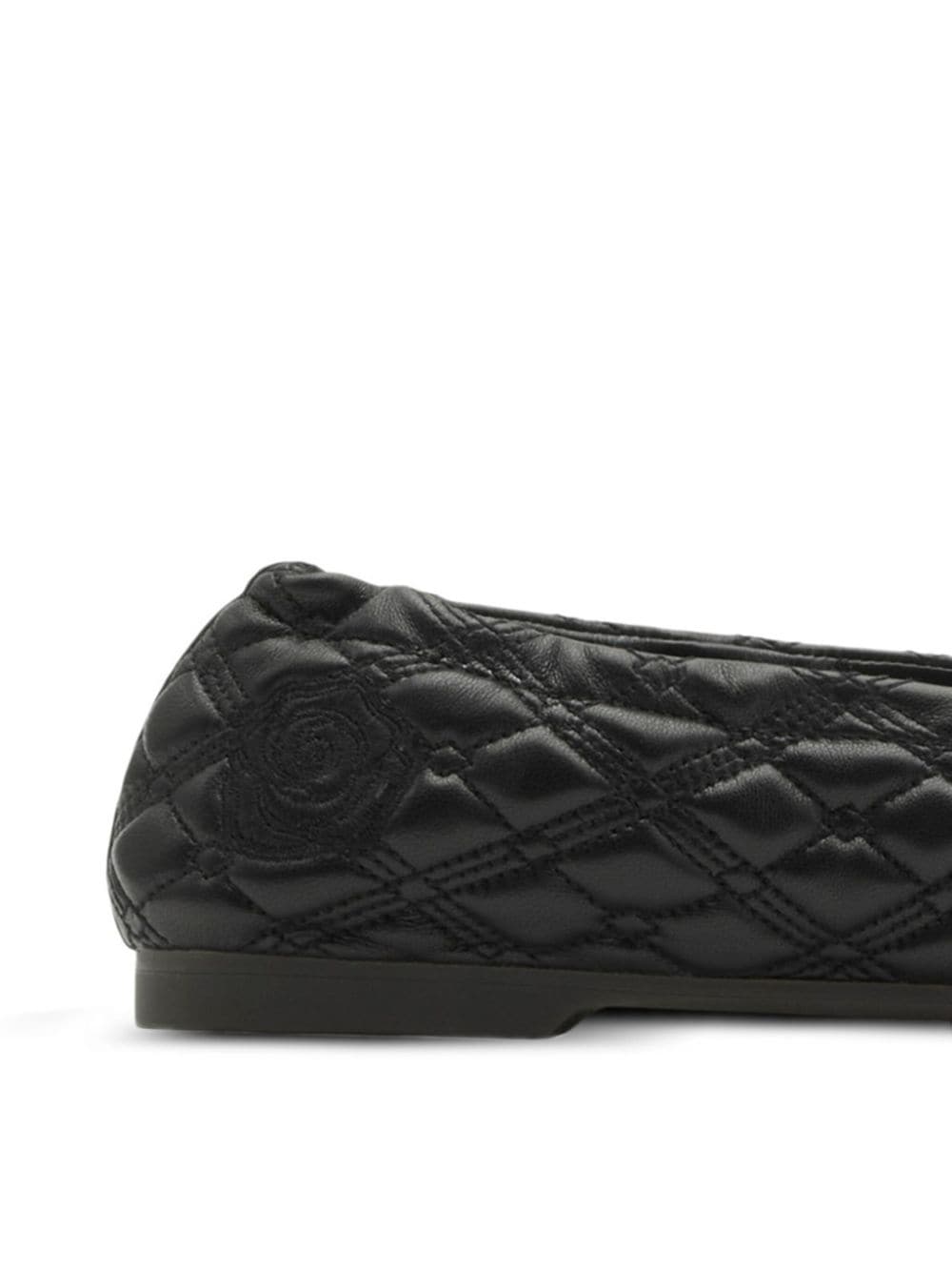 Burberry Leather Sadler Ballet Flats