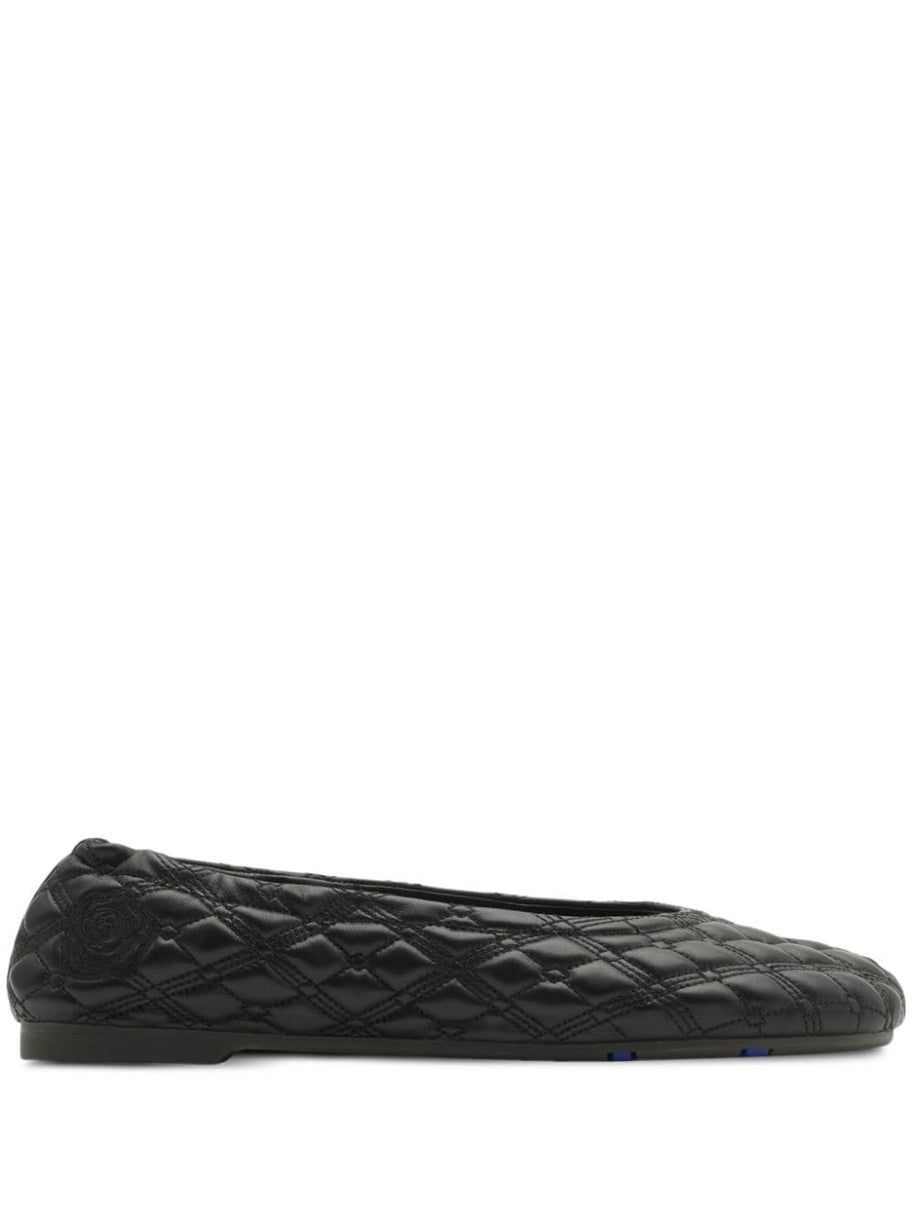 Burberry Leather Sadler Ballet Flats