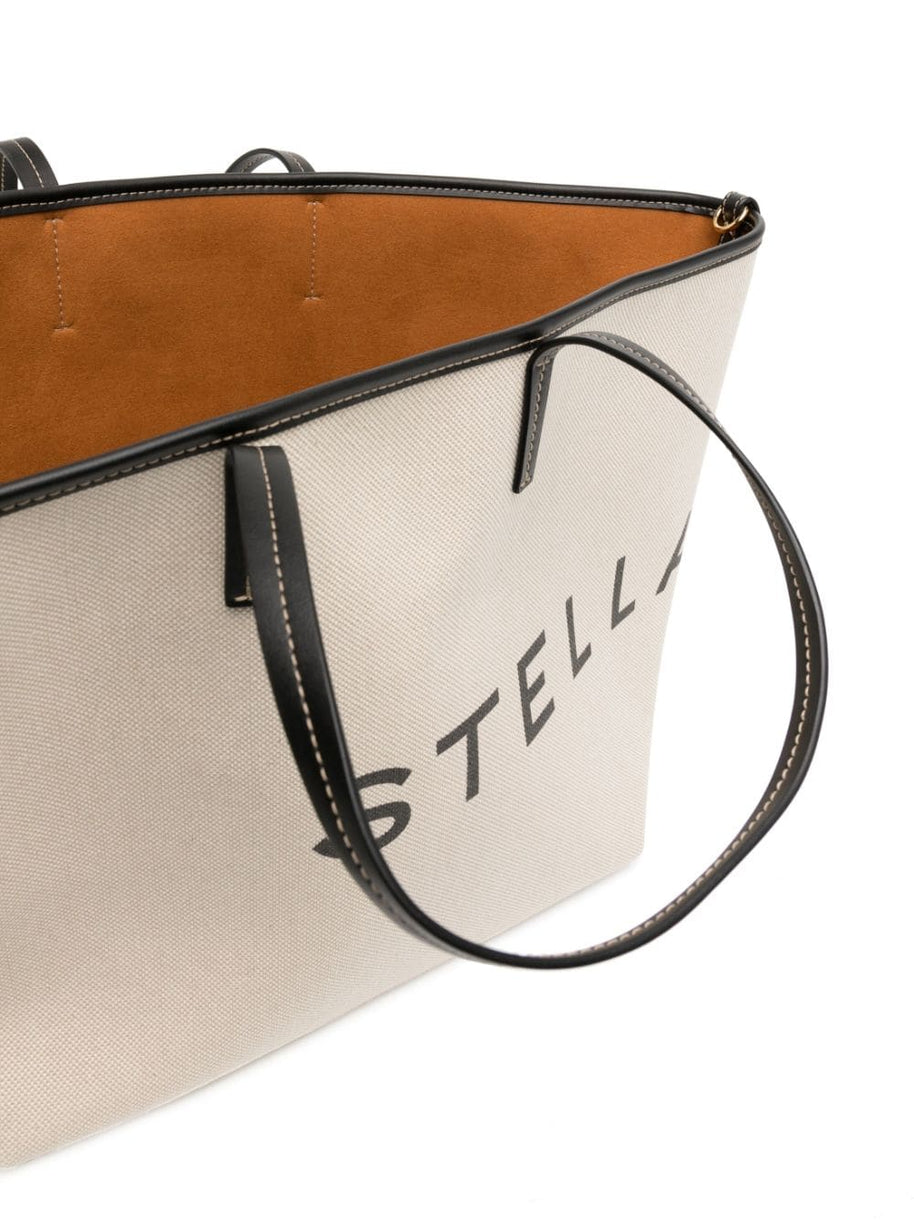 Stella McCartney Logo Canvas Tote Bag