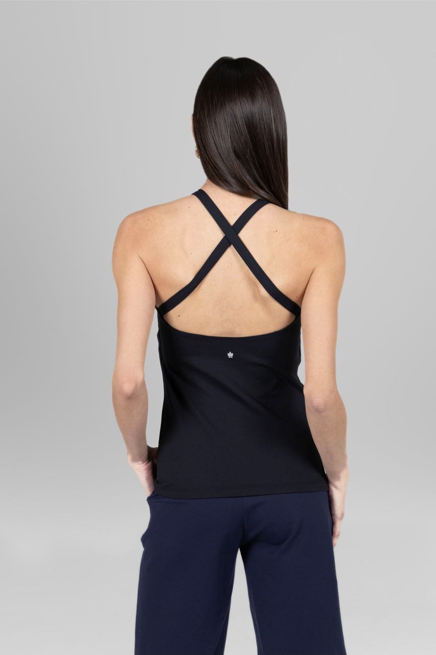 KiraGrace GRACE YOGA HALTER: BLACK