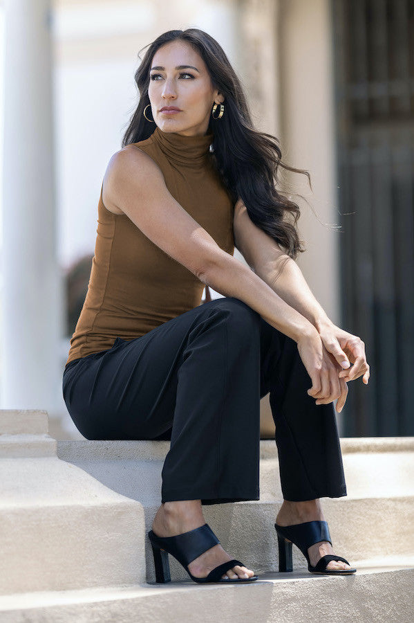 KiraGrace TRAVELER PANT: BLACK TRAVELFLEX