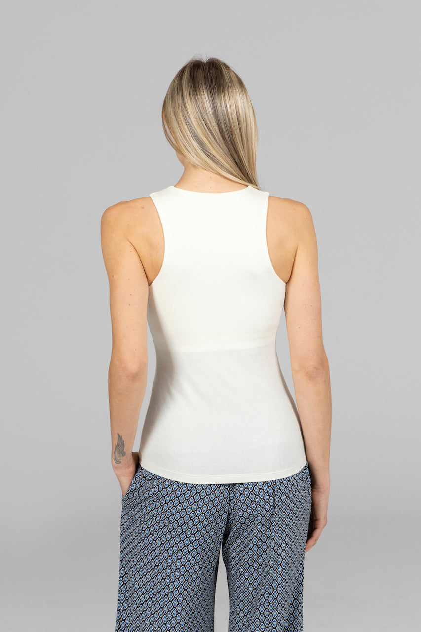 KiraGrace TRAVEL TANK: IVORY