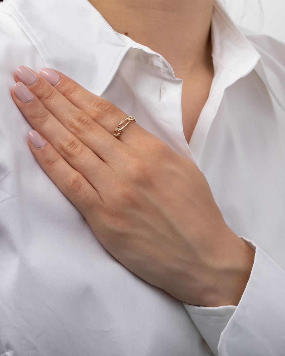Zoe Lev 14K Gold Figaro Ring
