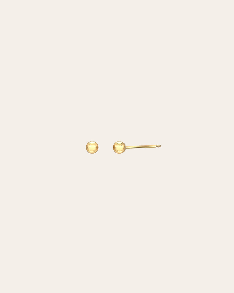 Zoe Lev 14k Gold Bead Stud Earrings