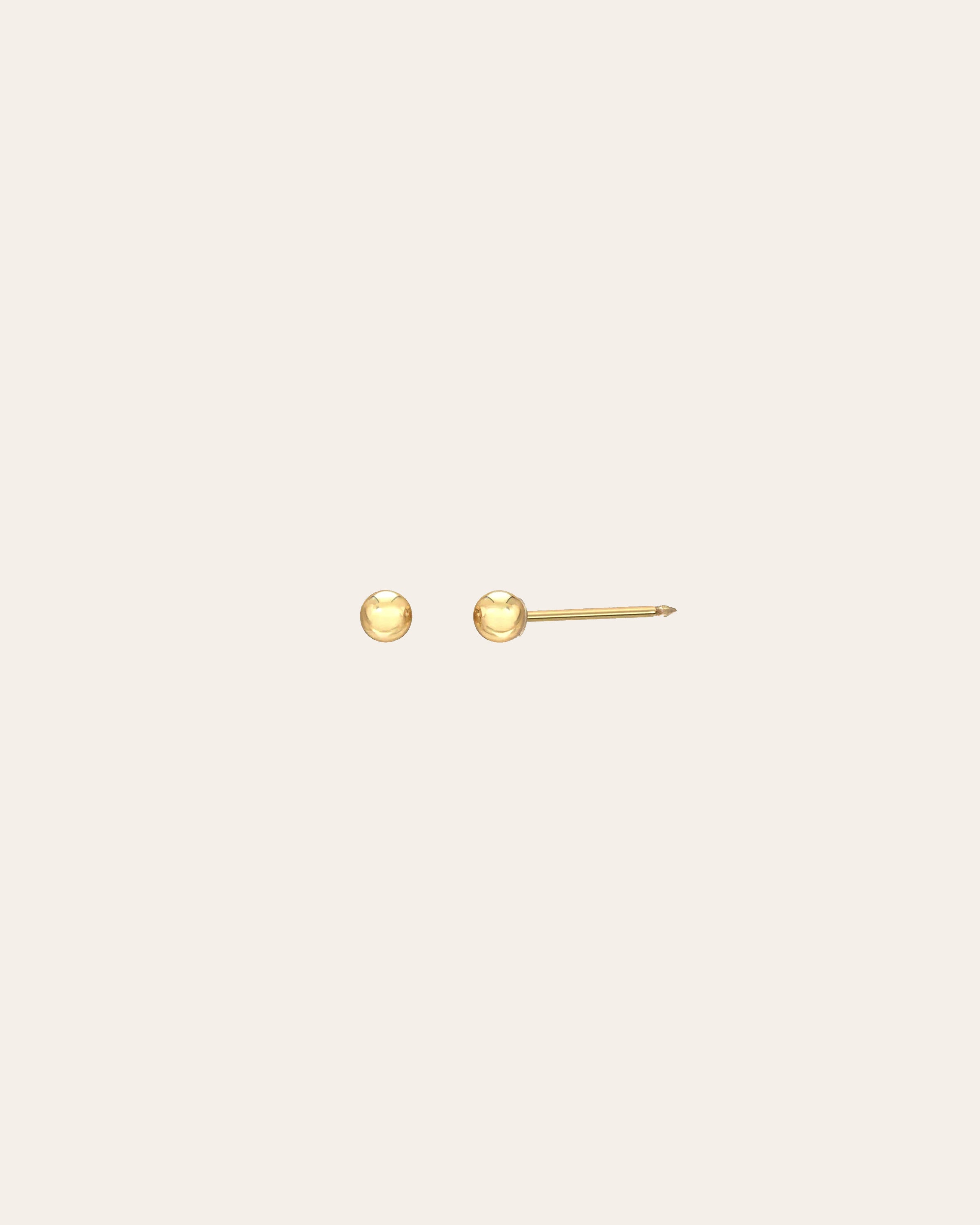 Zoe Lev 14k Gold Bead Stud Earrings