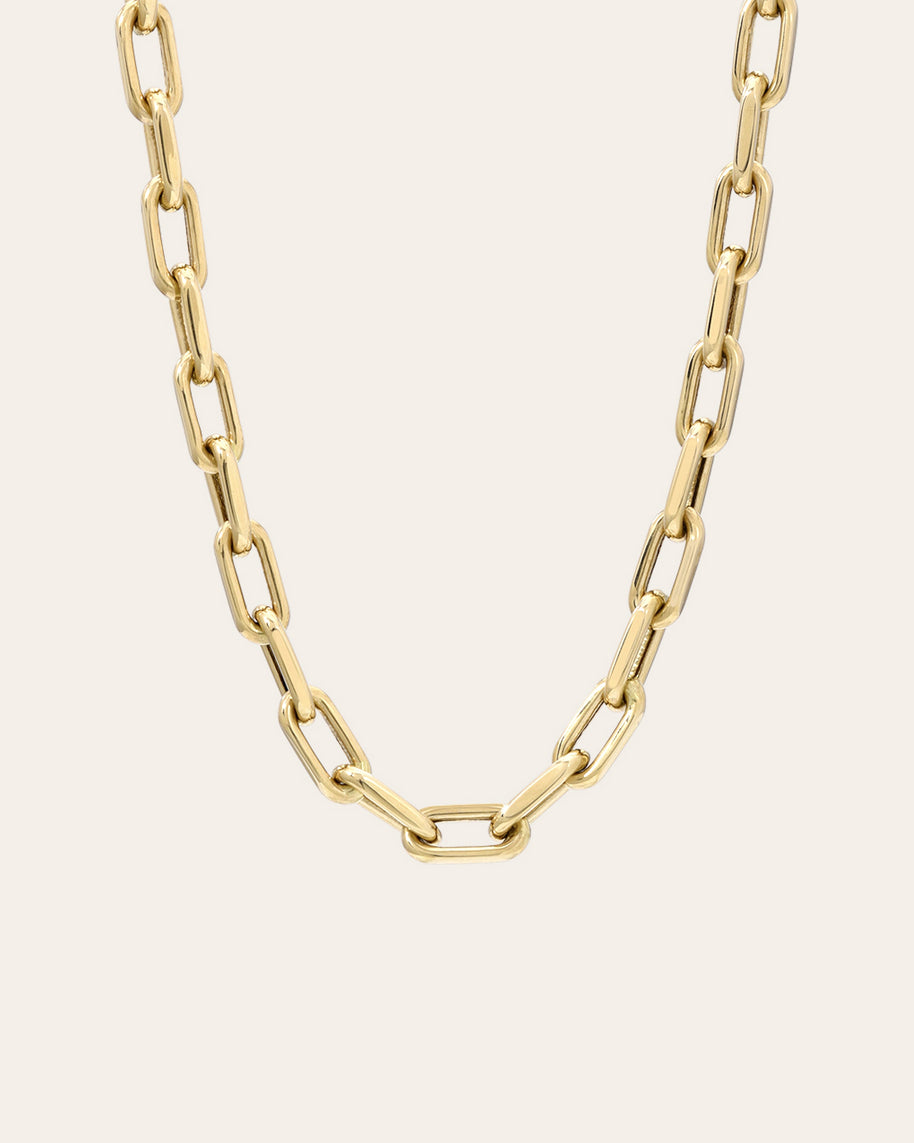 Zoe Lev 14k Gold Extra Large Open Link Chain Necklace
