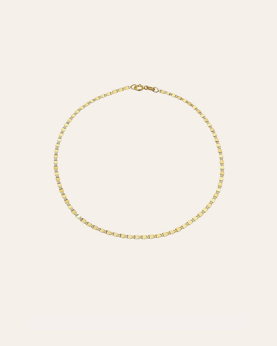 Zoe Lev 14k Gold Mirror Chain Anklet
