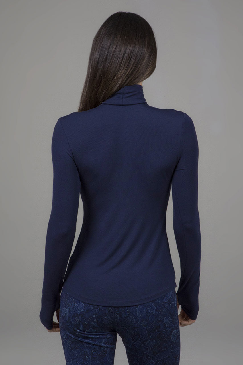 KiraGrace GRACE TURTLENECK: MARINE NAVY