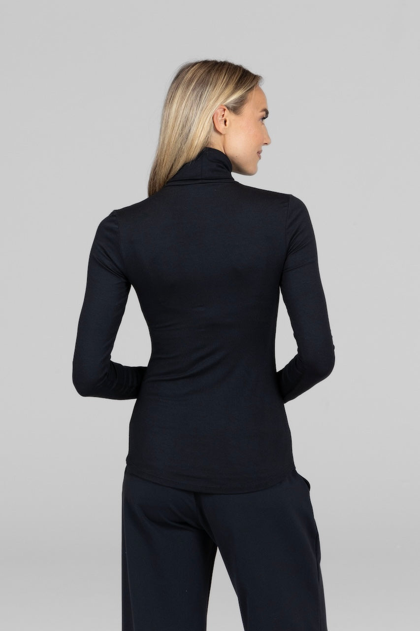 KiraGrace GRACE TURTLENECK: BLACK