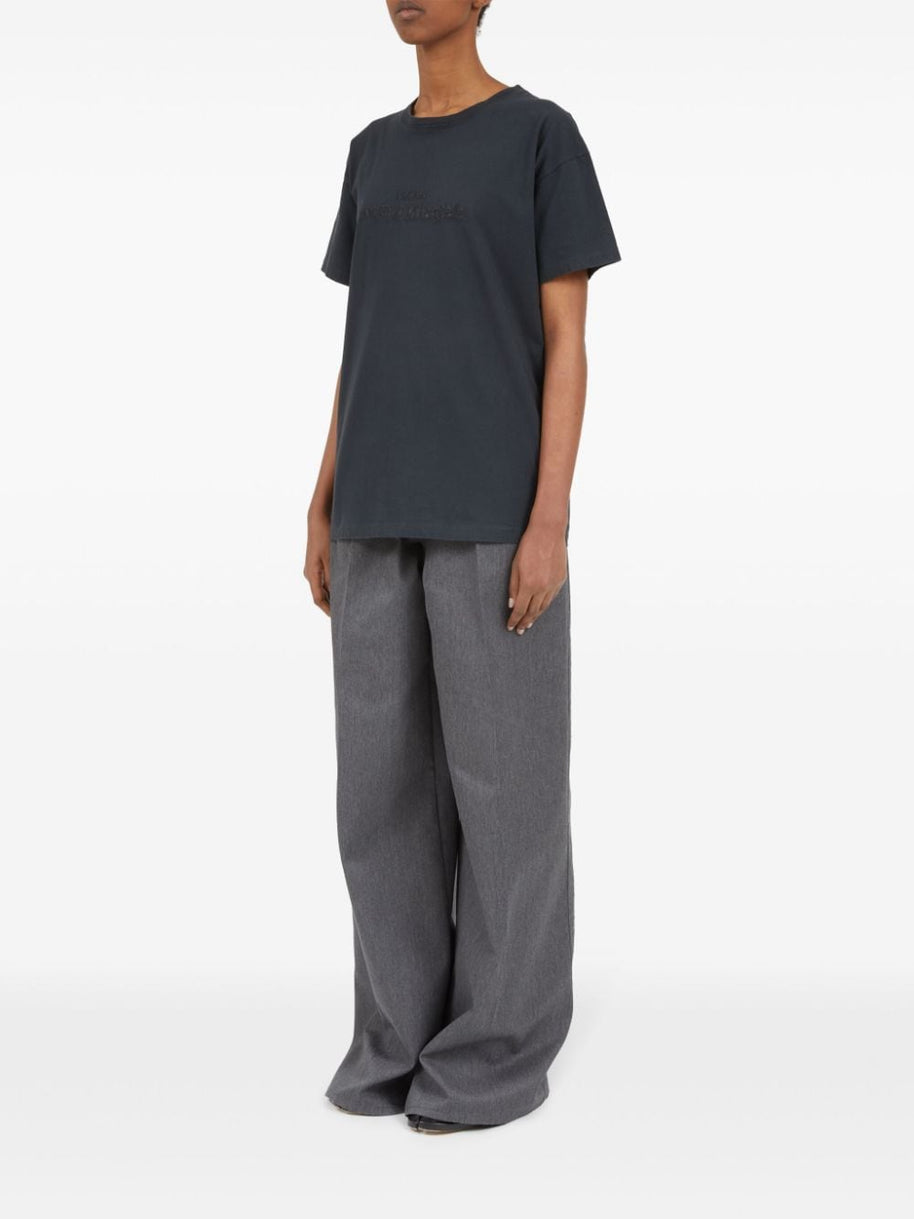 Maison Margiela Embroidered Logo Cotton T-Shirt