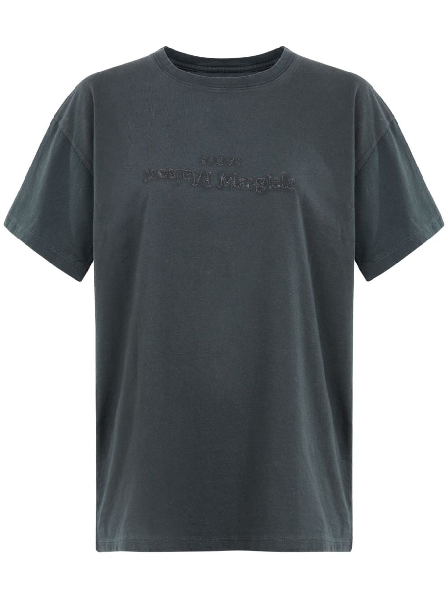 Maison Margiela Embroidered Logo Cotton T-Shirt