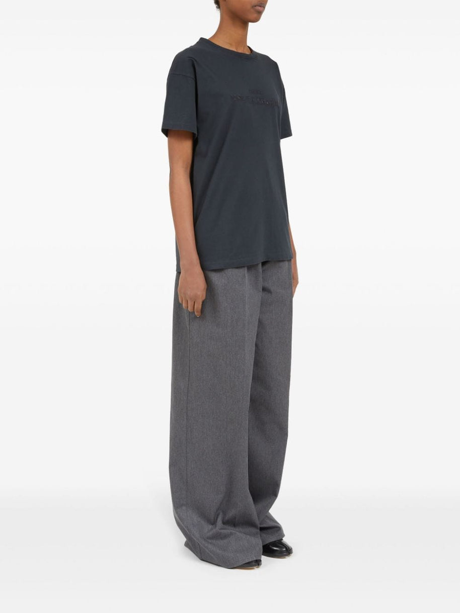 Maison Margiela Embroidered Logo Cotton T-Shirt