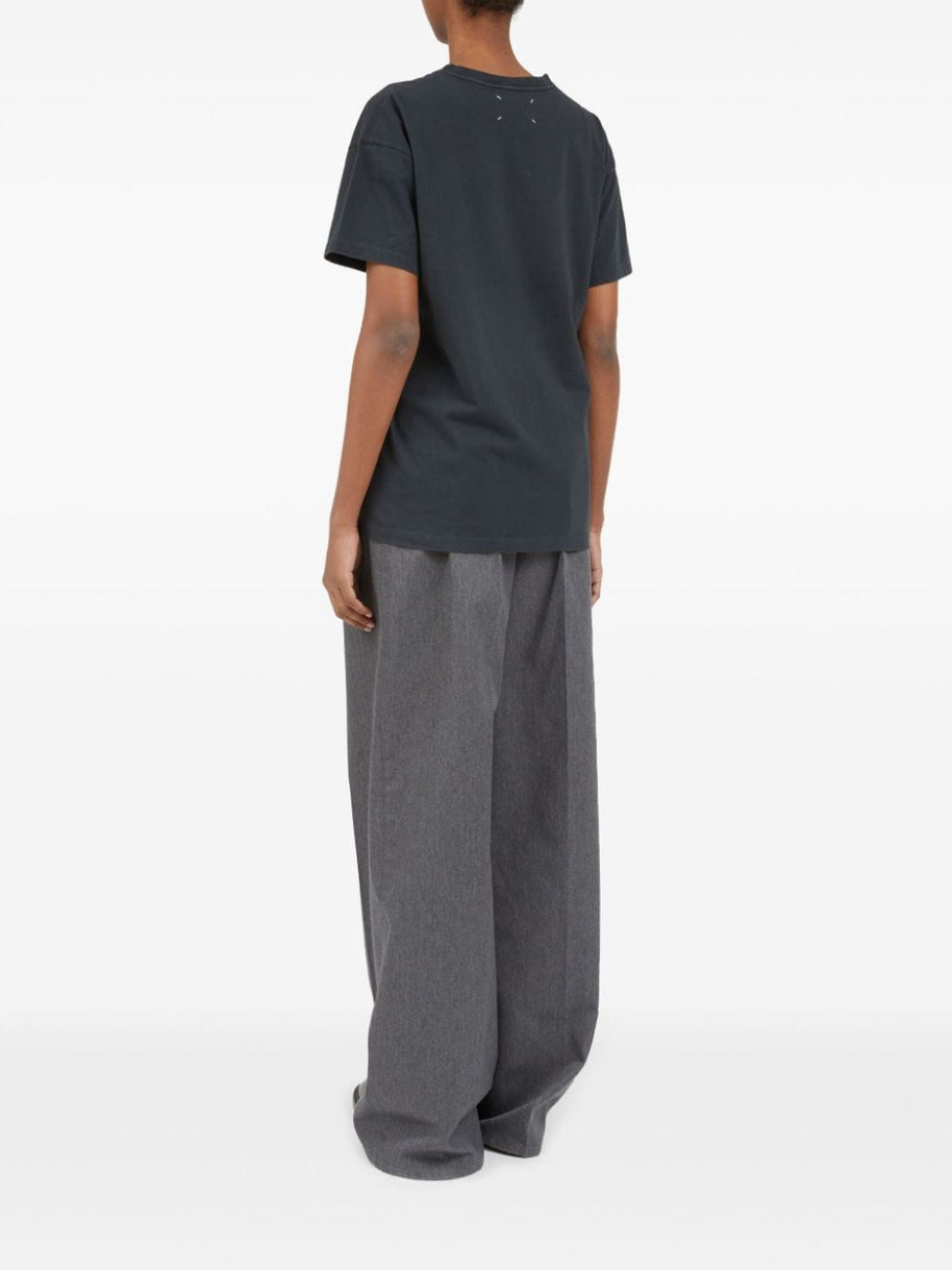 Maison Margiela Embroidered Logo Cotton T-Shirt