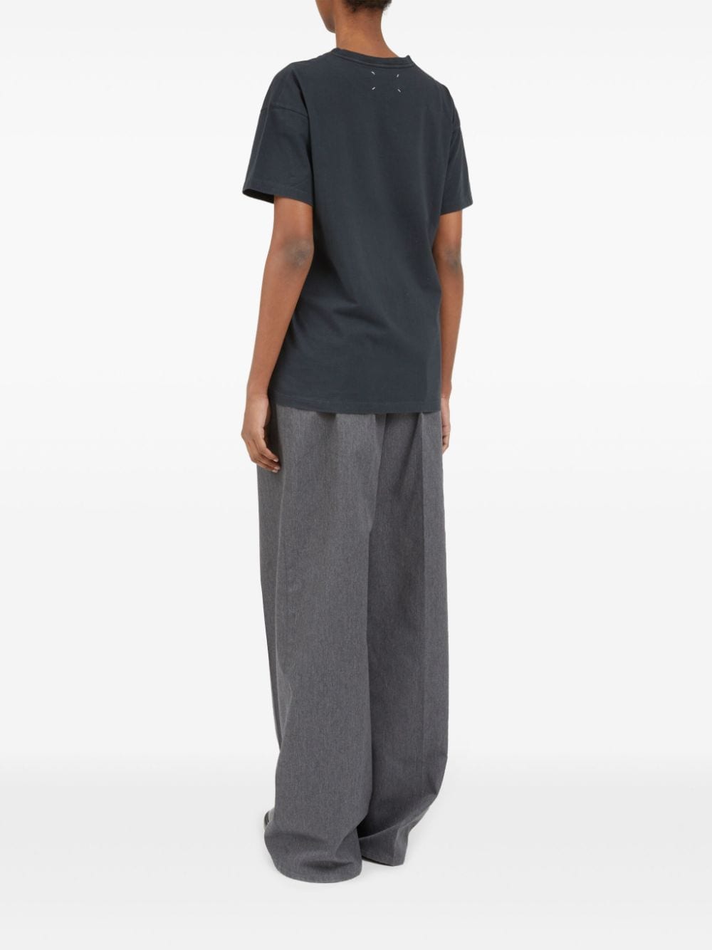 Maison Margiela Embroidered Logo Cotton T-Shirt