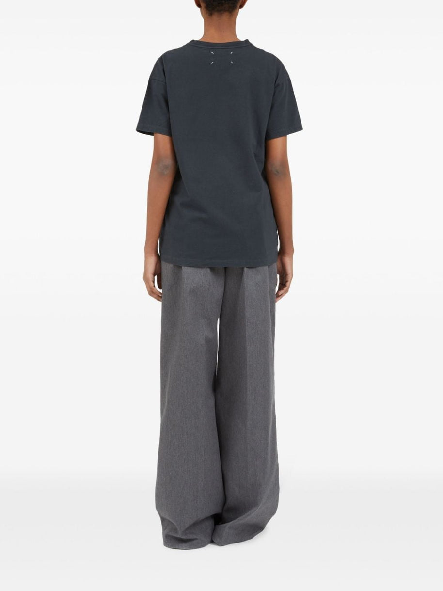 Maison Margiela Embroidered Logo Cotton T-Shirt