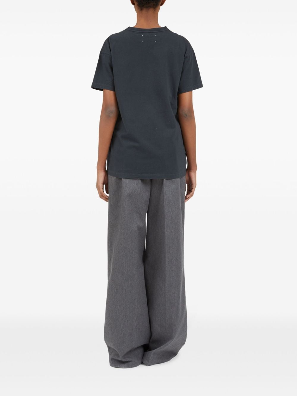 Maison Margiela Embroidered Logo Cotton T-Shirt