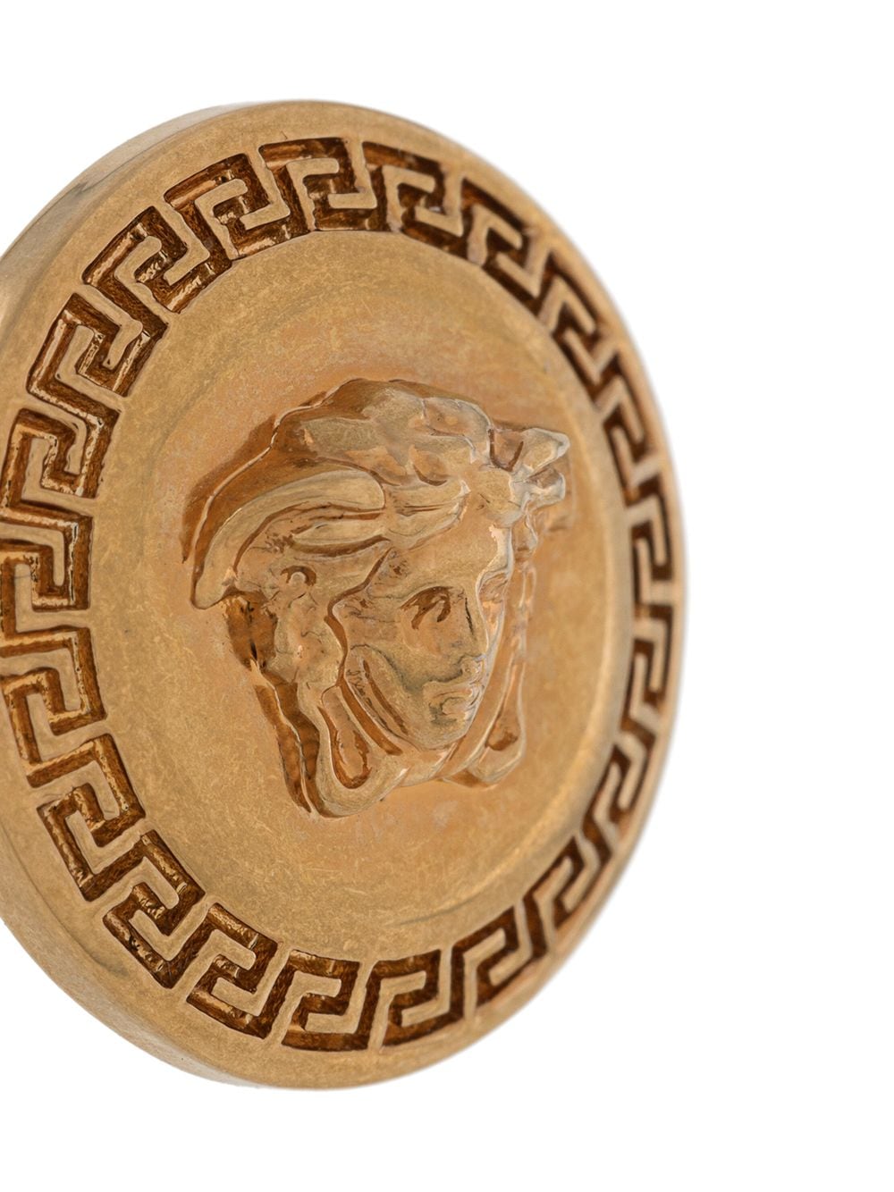 Versace Medusa Earrings In Gold