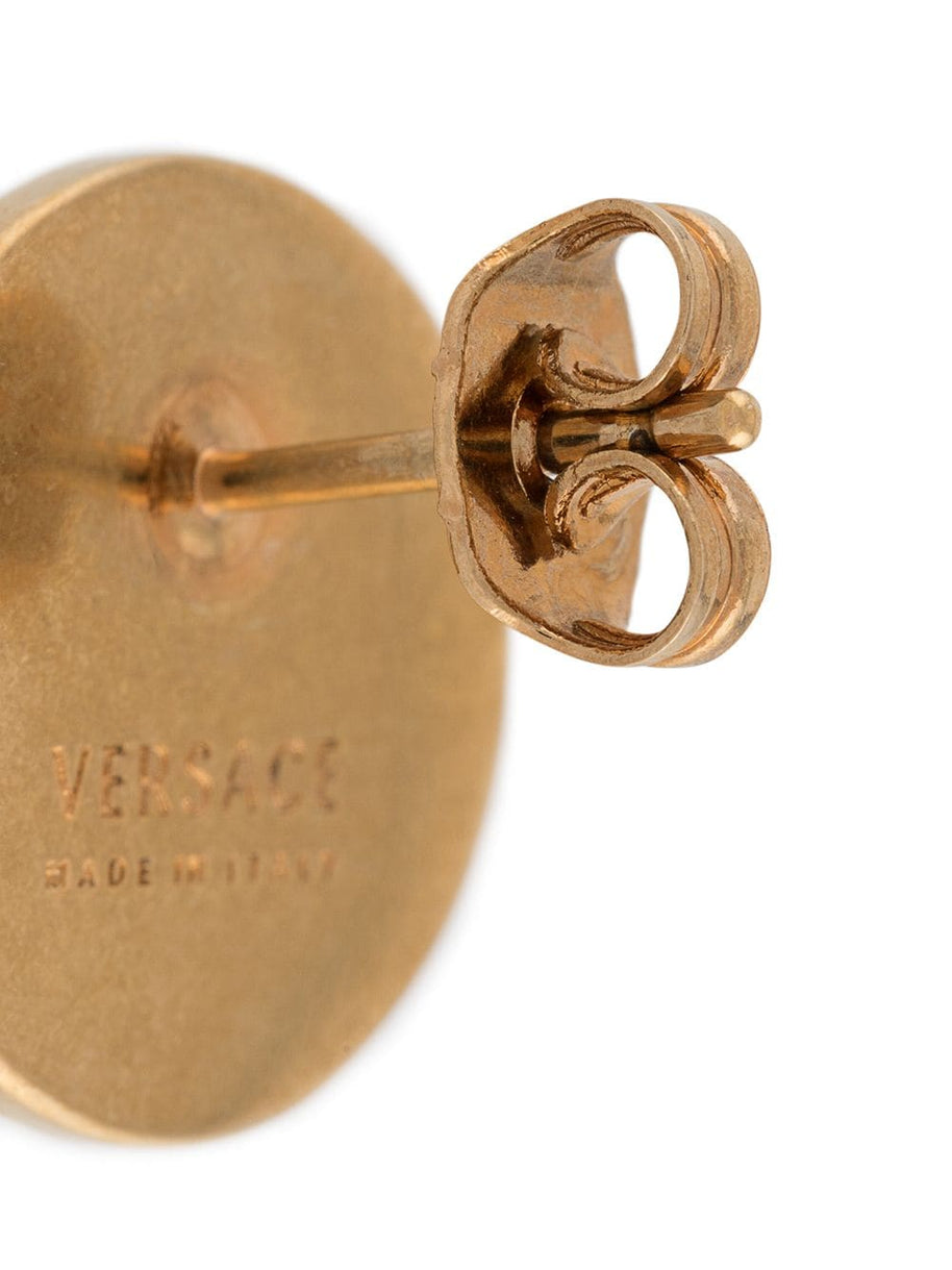 Versace Medusa Earrings In Gold