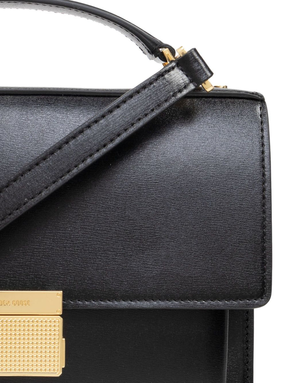 Golden Goose Venezia Leather Handbag In Black