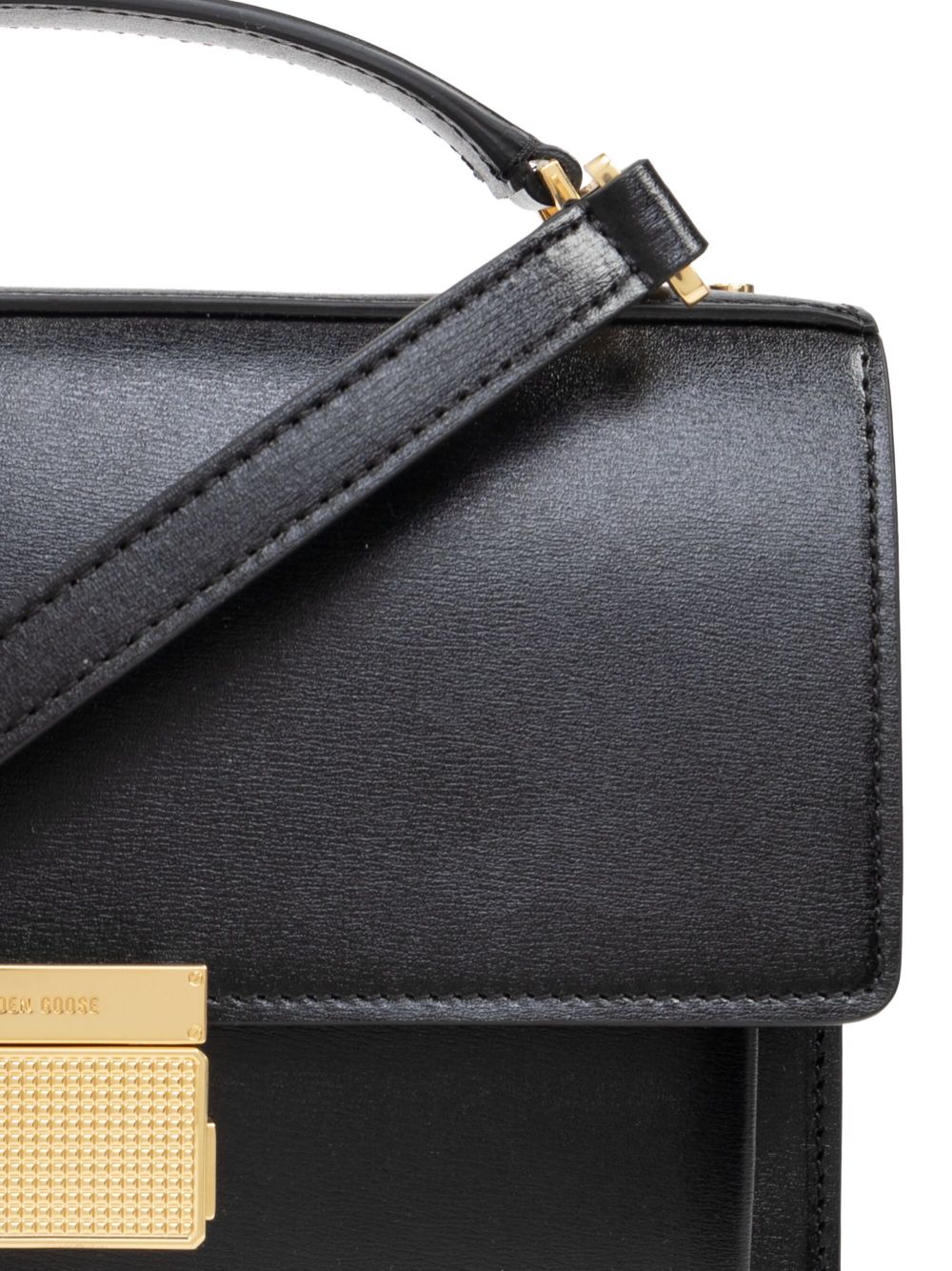 Golden Goose Venezia Leather Handbag In Black