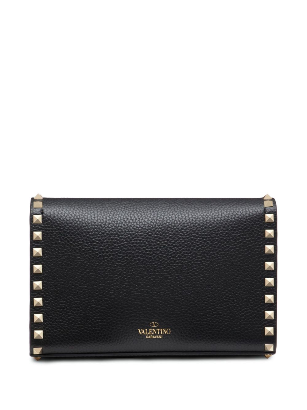 Valentino Garavani Rockstud Small Leather Shoulder Bag - Black