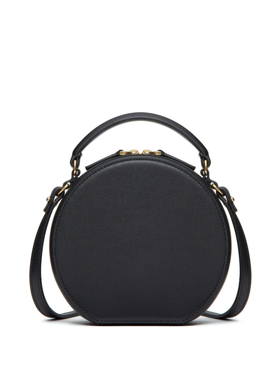 Valentino Garavani VLogo Signature Leather Mini Bag - Black