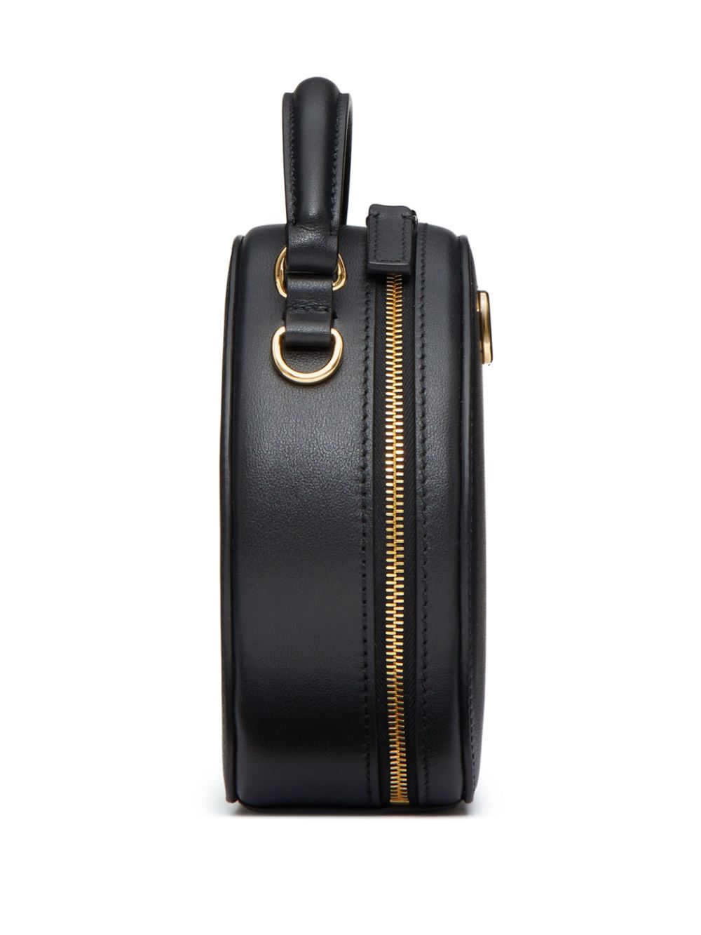 Valentino Garavani VLogo Signature Leather Mini Bag - Black
