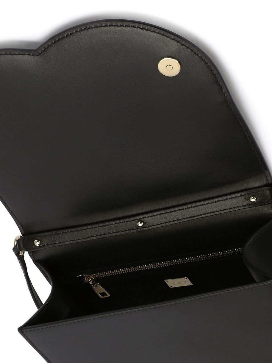 Dolce & Gabbana Calfskin DG Logo Crossbody Bag