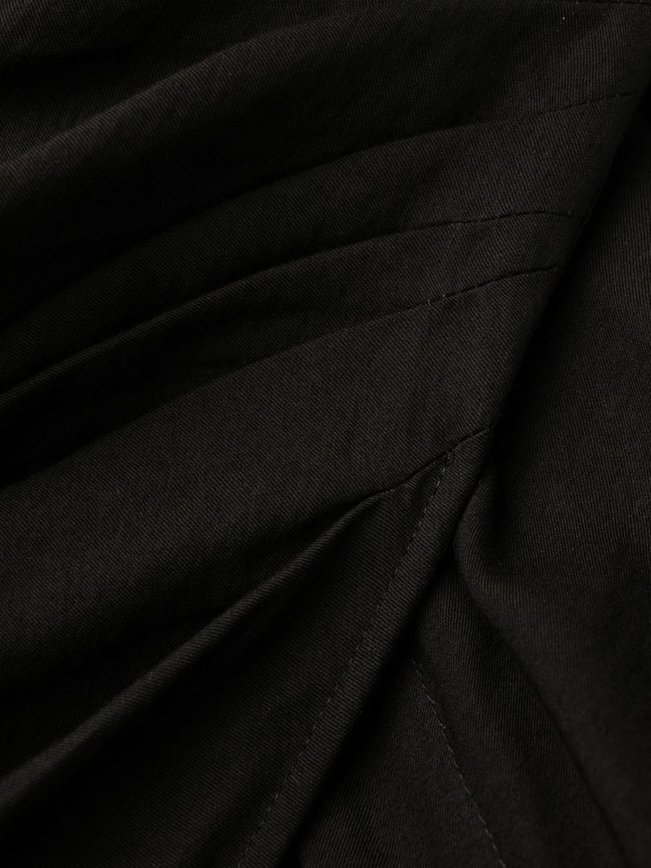 JACQUEMUS Bahia Draped Mini Dress In Black