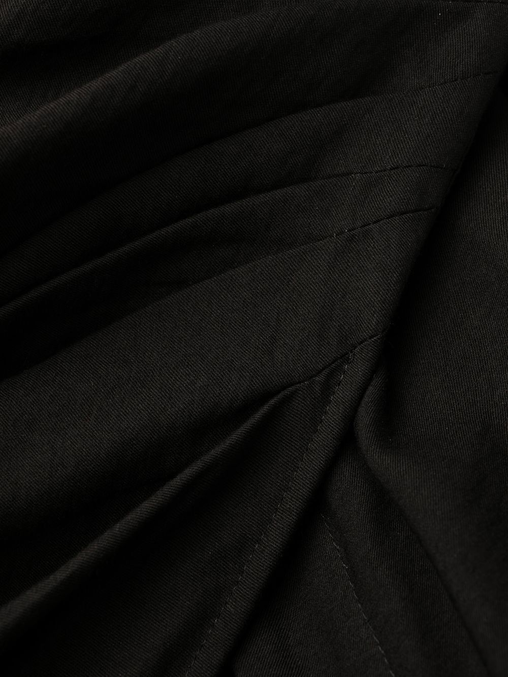 JACQUEMUS Bahia Draped Mini Dress In Black