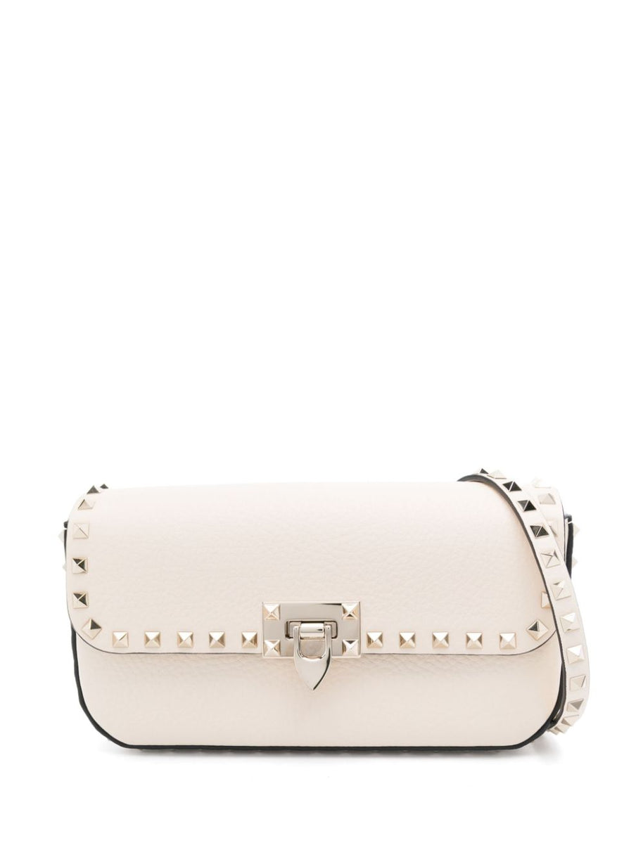 Valentino Garavani Rockstud Crossbody Bag - White