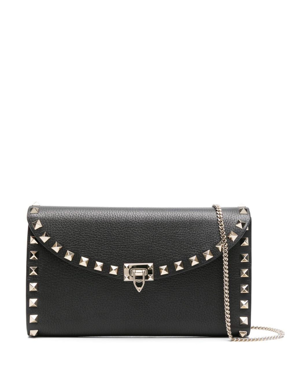 Valentino Garavani Rockstud Mini Bag With Strap - Black