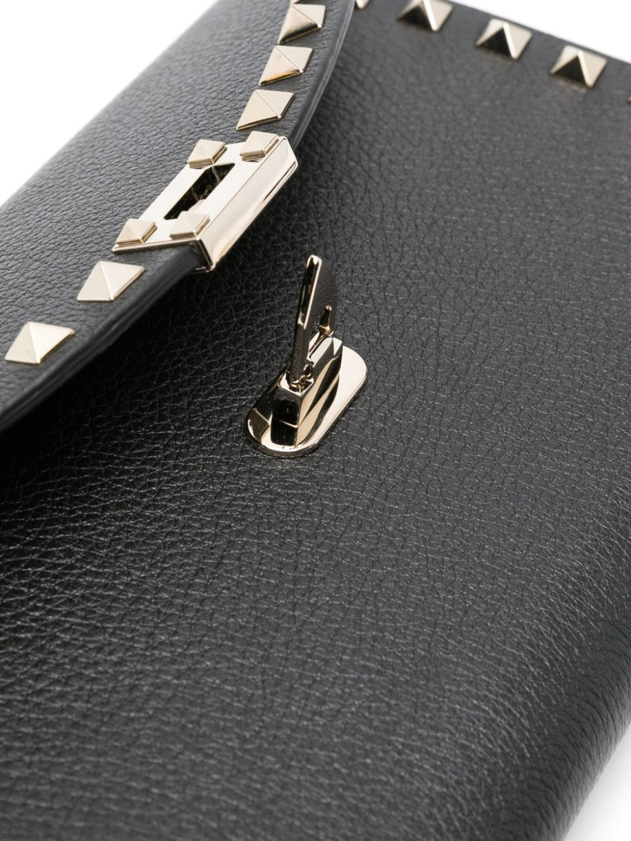 Valentino Garavani Rockstud Mini Bag With Strap - Black
