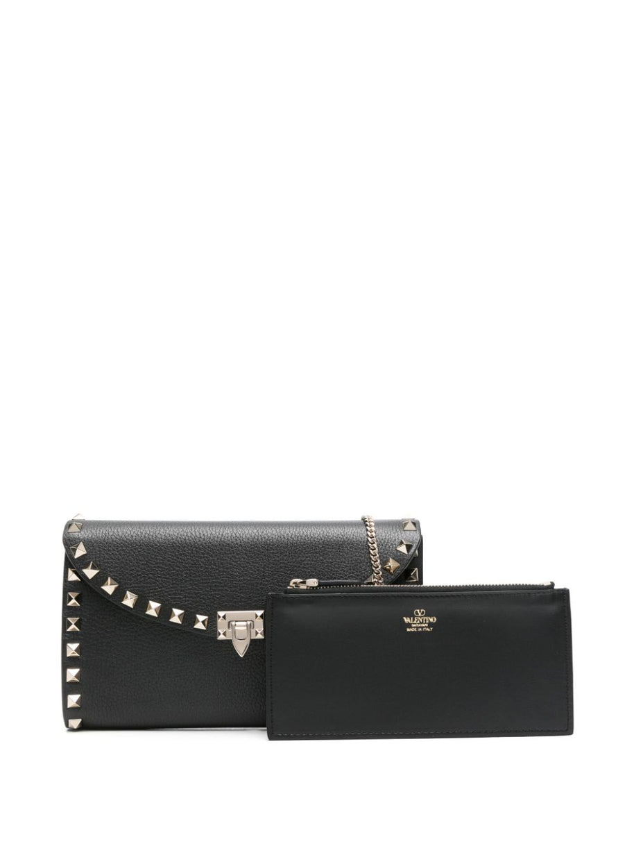 Valentino Garavani Rockstud Mini Bag With Strap - Black