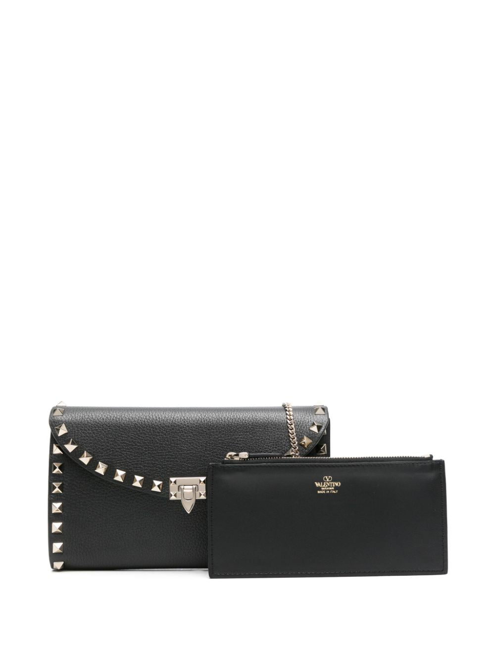 Valentino Garavani Rockstud Mini Bag With Strap - Black